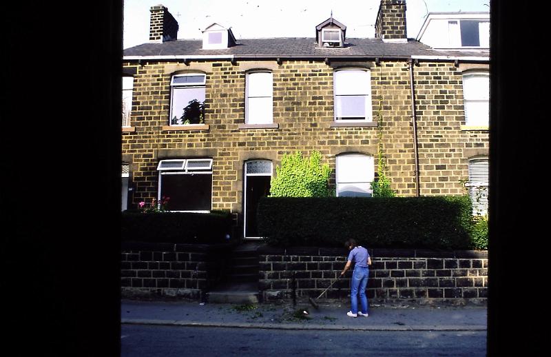 1982 Jill at Chew Valley Road, Greenfield.jpg - 1982 Jill at Chew Valley Road, Greenfield [photo: Jill Wolstenholme]