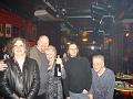 2006 Eclectic Christmas Party 3 [l-r , Jakko Jakszyk of Level 42, 21st Century Schizoid band, Sid Smith, journalist, Sue, Steve Wilson of Porcupine Tree, Woolly]