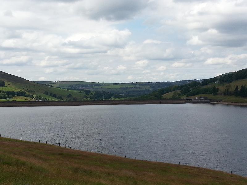 G - The Dam from the Bench.jpg - The dam from the bench, 8th July, 2014 [photo: Linda Mason]