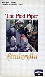 The Pied Piper and Cinderella US VHS video